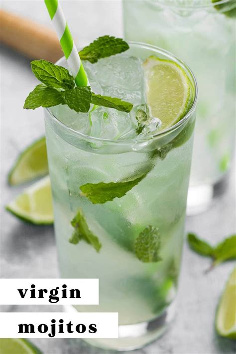 Virgin Mojito Non Alcoholic Mojito Mocktail 40 Aprons