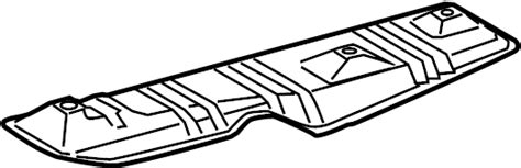 TOYOTA TACOMA Floor Pan Heat Shield (Front, Rear) - 5815104071 | Toyota