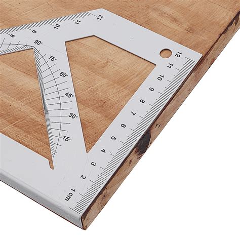 Woodworking 4590 Degree Triangle Ruler Carpenter L Square Marking Rul