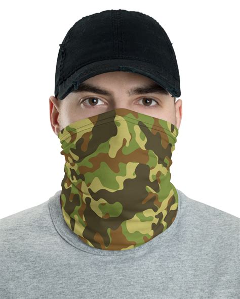 Camouflage Camo Face Mask Neck Warmer Sporty Chimp Legging Workout