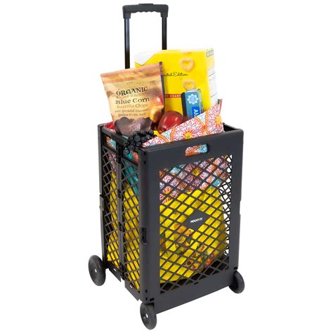 Buy It Mesh Rolling Utility Cart Folding And Collapsible Hand Crate