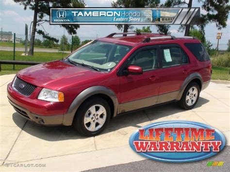 2005 Redfire Metallic Ford Freestyle Sel 30432558 Car