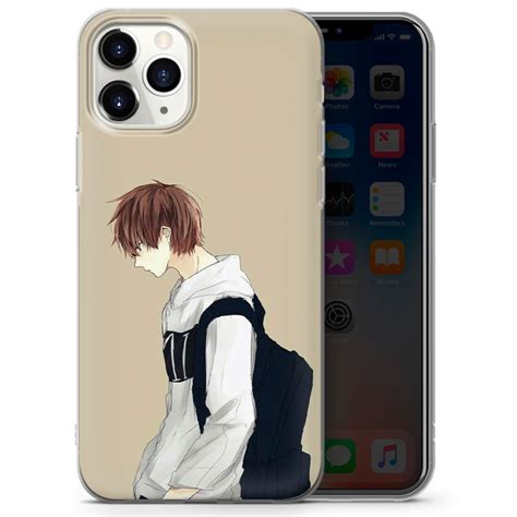 Cute Anime Boy Phone Case For Iphone 7 8 Xs Xr 11 And Etsy