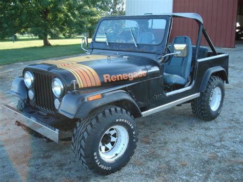 1979 Jeep Cj7 Renegade 304 V8 Manual Trans 79 Amc Cj 7 Cj 7 V 8 4x4