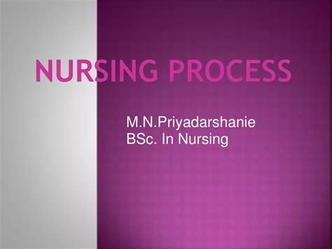 Ppt Nursing Process Powerpoint Presentation Free Download Id9242016
