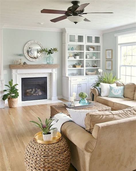 77 Comfy Coastal Living Room Decorating Ideas Page 28 Of 79