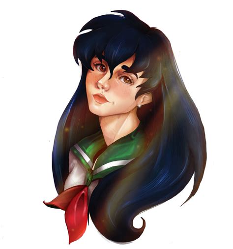 Artstation Kagome Higurashi Fanart Inuyasha