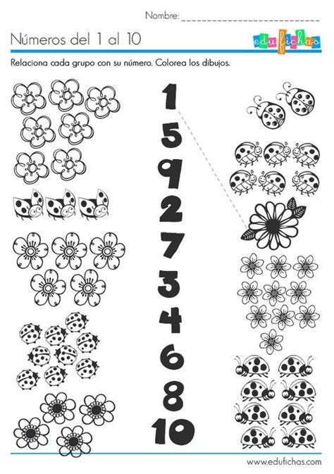 Números Del 1 Al 10 Actividades De Matemáticas Preescolares