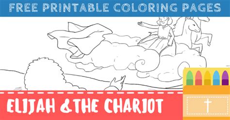 Elijah And The Chariot Of Fire Coloring Pages For Kids Connectus
