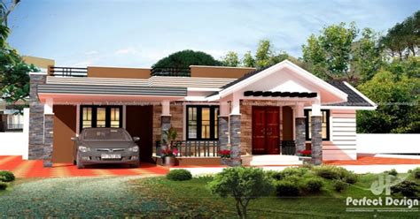 Single Y House Design Kerala Style Tutorial Pics