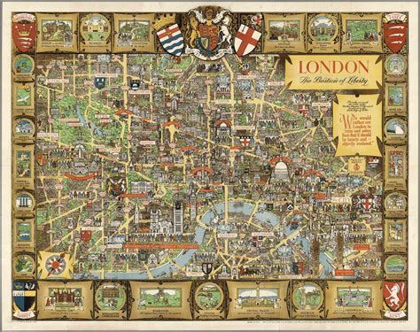 Old London Maps The Bastion Of Liberty The Old London Map Company