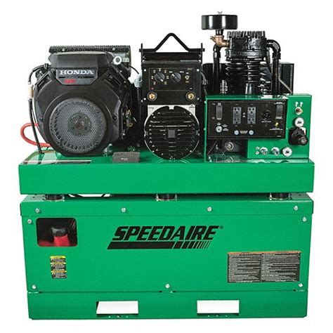 Speedaire 2 Stage 22 Hp Engine Stationary Air Compressorgenerator