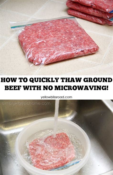 How to thaw steak fast