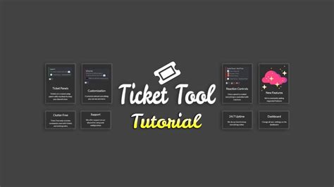 Get it as soon as mon, aug 16. How to setup Ticket Tool! - YouTube