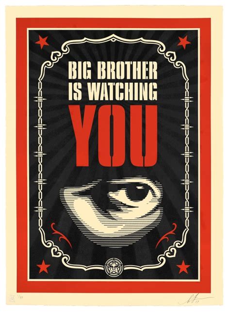Big Brother Is Watching You Obey Giant