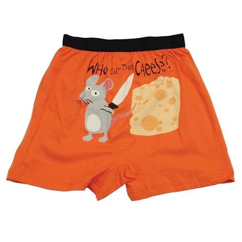 Shop Mens Funny Novelty Boxers Who Cut The Cheese Free Shipping On