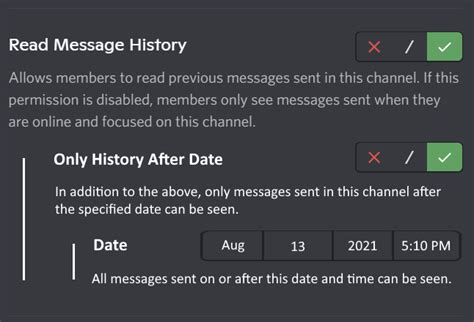 Read Message History After Date Discord