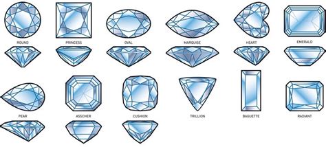 Diamonds Shapes Sizes Color Musely