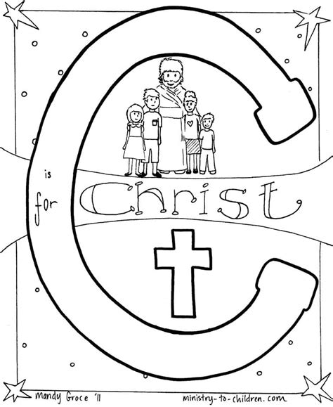 View reviews of this product. C is for Christ - Bible Alphabet Coloring Page