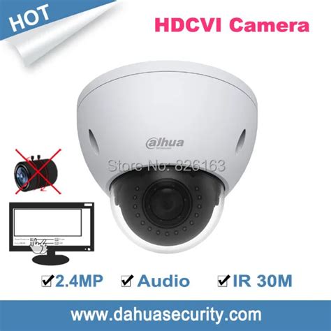 dahua 2 4 megapixel 1080p audio hdcvi vandalproof ir dome camera hac hdbw3220e z with 2 7~12mm