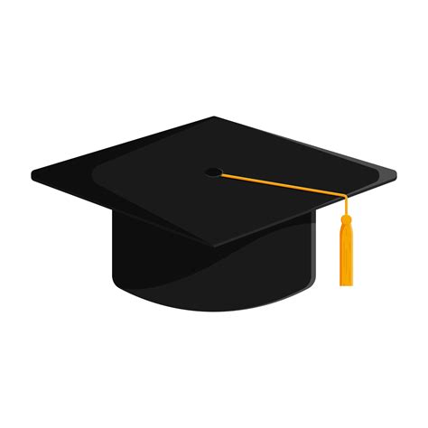 Graduation Hat Vector Illustration In The Flat Style Graduation Cap
