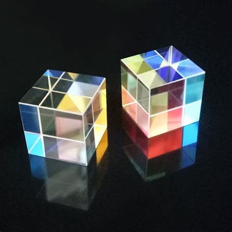 151515mm Cube Prism Teaching Optical Glass Triple Physics Light