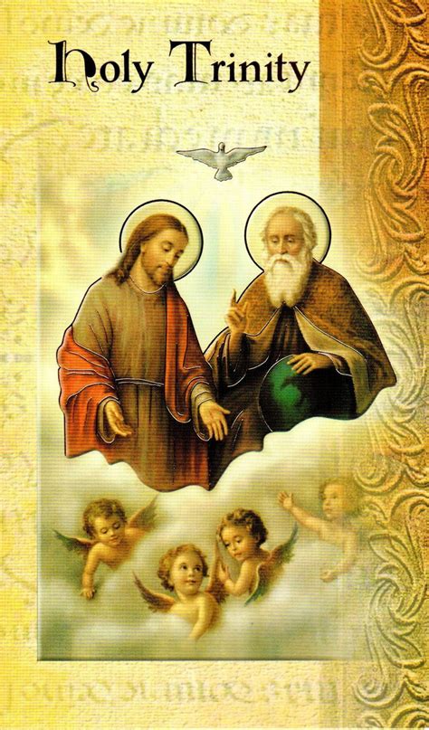 Prayer Card And Biography Holy Trinity Cardinal Newman Faith