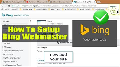 Bing Webmaster Setup For Beginner Complete Tutorial Bing Webmaster