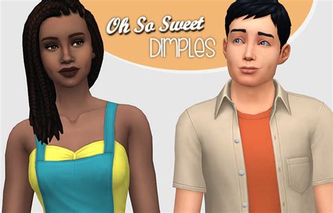 Best Sims 4 Dimples Cc For Guys Girls Fandomspot Parkerspot