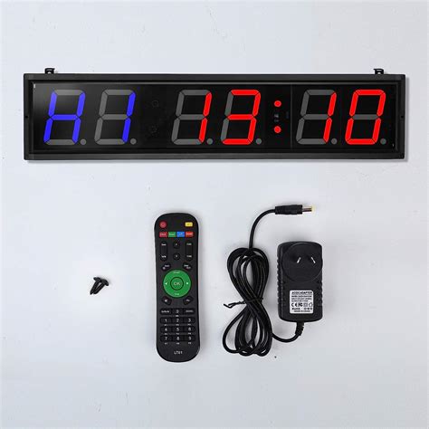 Seesii Led Interval Timer With Remote 18 Digital High Programmable