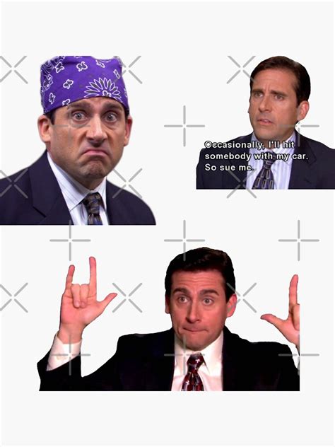 The Office Michael Scott Sticker Pack Sticker For Sale By