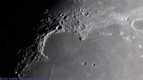 Close Up 14 Inch Telescope Moon Surface Youtube