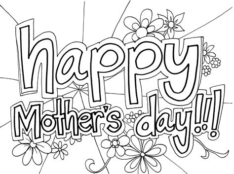 Coloring Pages For Mothers Day Neo Coloring