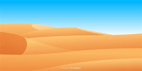Desert Landscape Background Vector Design Illustration 2099789 Vector