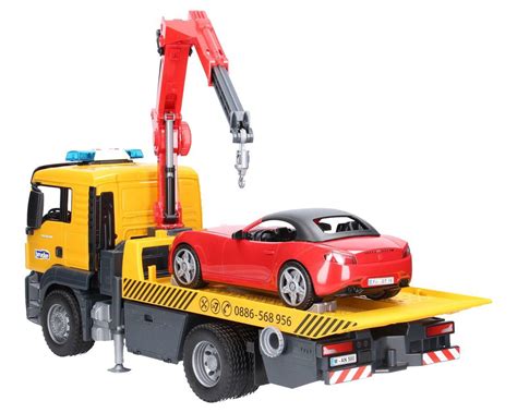 Bruder 03750 Man Tgs Tow Truck And Roadster
