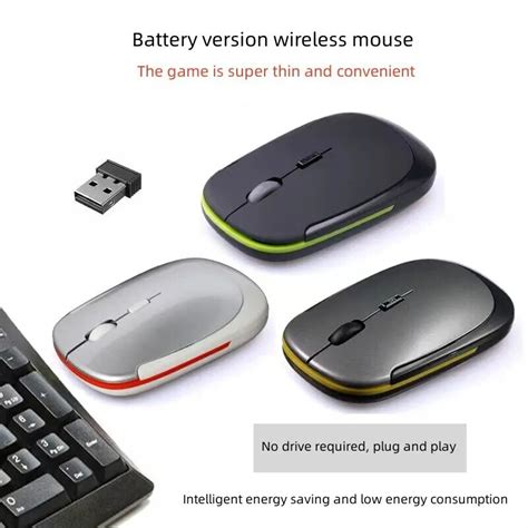 Ultra Thin Mouse 24ghz Mini Wireless Optical Gaming Mouse Miceand Usb