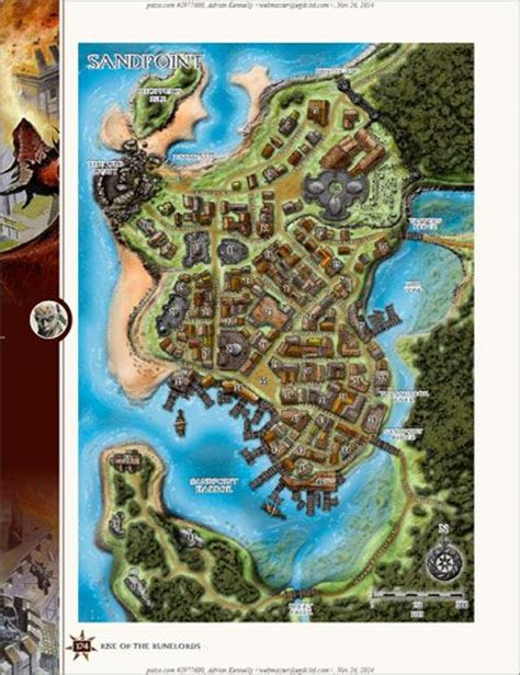 Rise of the runelords brings player characters face to face with hundreds of. The Map of Sandpoint from Rise of the Runelords Anniversary Edition for the Pathfinder Role ...