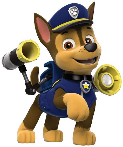 Chase Paw Patrol Png Paw Patrol Chase Pup Tag Transparent Cartoon My