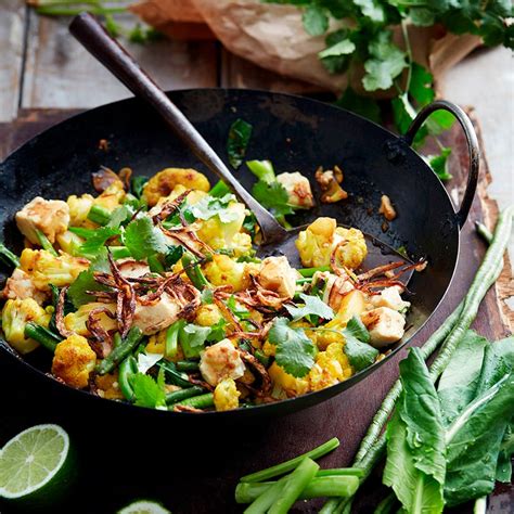 Add a little more hot sauce if you want a deeper color and flavor. Thai-style cauliflower stir-fry with crispy onions | Healthy Recipe | WW Australia