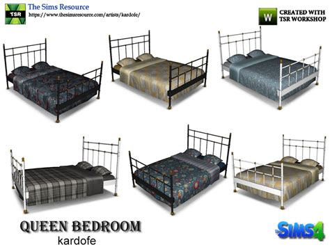 50 Sims 4 Cc Double Beds To Make Your Sims Bedroom Beautiful