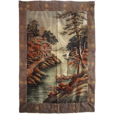 It is known as phrae wa, which is unique to the phu thai people from the kalasin province. Large 82" x 56" Japanese Meiji Embroidered Silk Wall ...