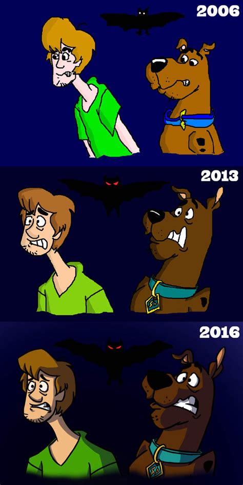 My Drawings Then And Now Pt1 Scoob And Shaggy By Marcellsalek 26 On