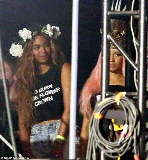 Nicki Minaj Blanks Beyonce As They Watch Drake On Stage At Coachella