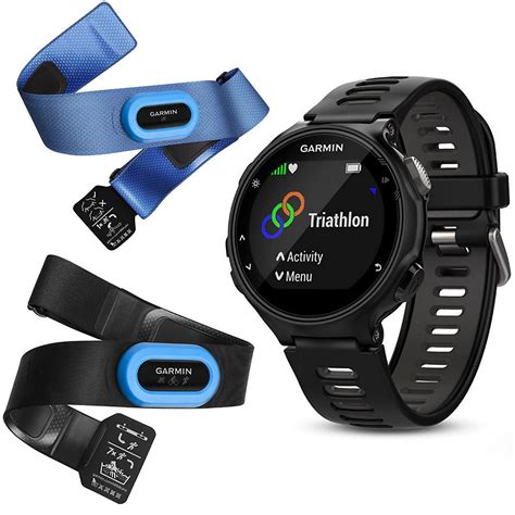 Garmin Forerunner 735xt Tri Bundle Black Grey Black Grey