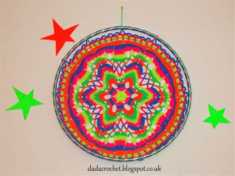 Dada Neon Crochet Create Your Own Wall Hanging Mandala