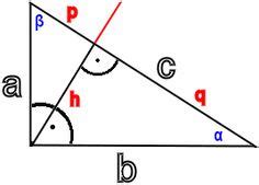 Die punkte eines dreiecks werden gegen den uhrzeigersinn verteilt, also erst a, dann gegen den uhrzeigersinn b und c. Rechtwinkliges Dreieck | Rechtwinkliges dreieck, Dreieck ...