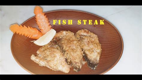 Fish Steak Fish Steak In Creamy Lemon Sauce Fish Steak In Pan