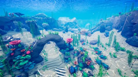 Poly Style Low Poly Ocean Mega Pack In Environments Ue Marketplace