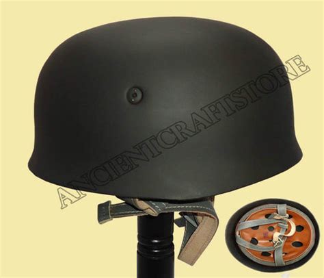 German Paratrooper Helmet M 38 Ww2 Helmets Reproduction With Leather