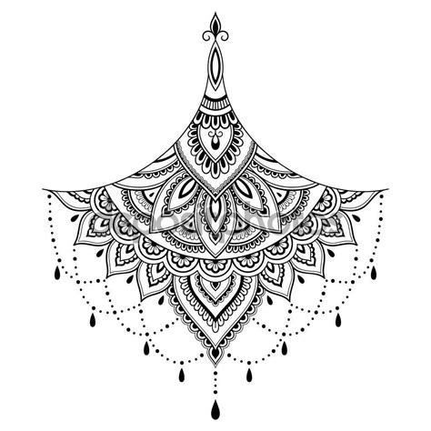 Henna tattoo designs may not, in fact, be tattoos. Henna tattoo flower template. Mehndi style. Set of ...